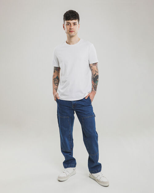 Playera Manga Corta Blanca